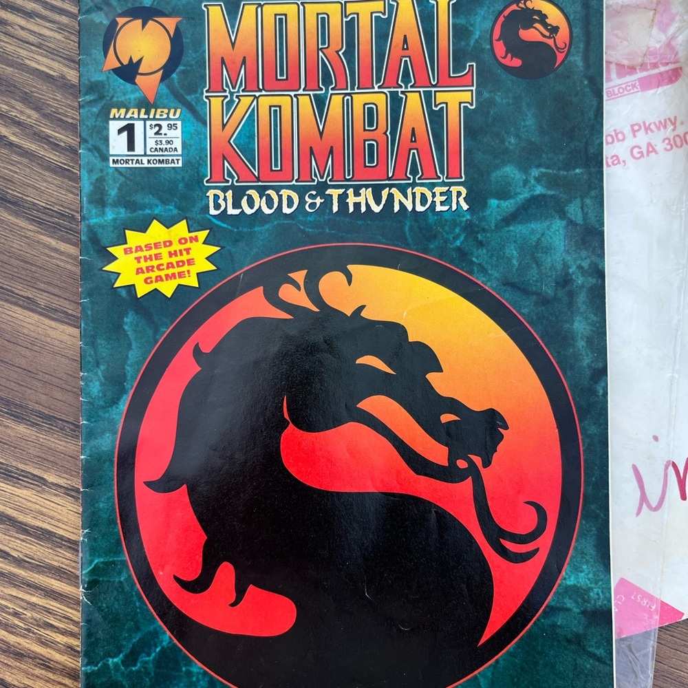 Mortal kombat blood and thunder first edition